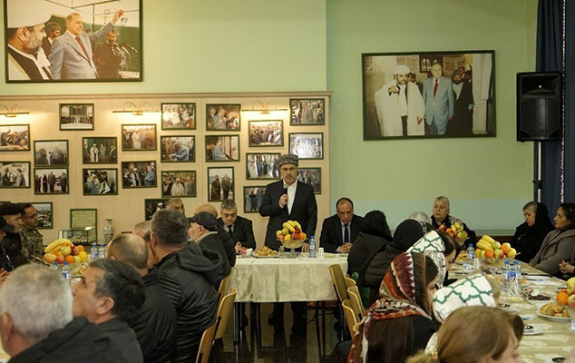 Bibiheybət məscidində şəhid ailələri və qazilərlə görüş keçirilib